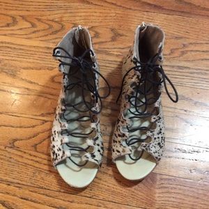 Matisse Animal Print Sandals